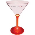 7 Oz. Martini Glass w/ Light Up Contrast Standard Stem